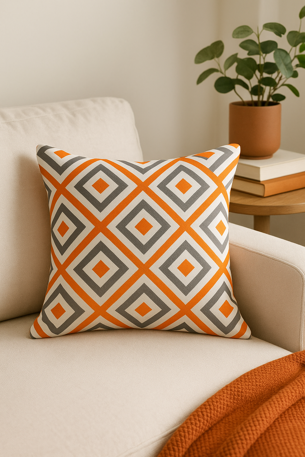 Refined Printed Oxford Throw Pillow Cover - view 2