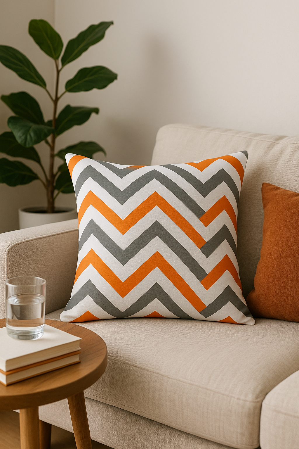 Waterproof Printed Throw Pillow Cover for Garden and Sofas, Style One - view 2