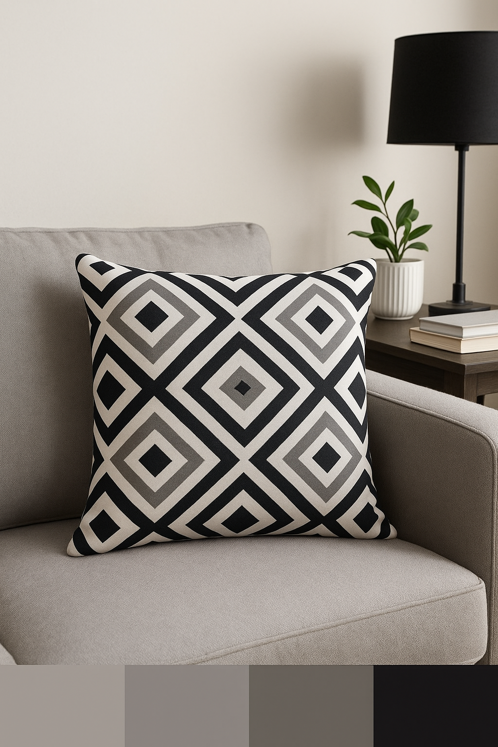 Waterproof throw pillow cover printed for garden and outdoor decoration - view 2