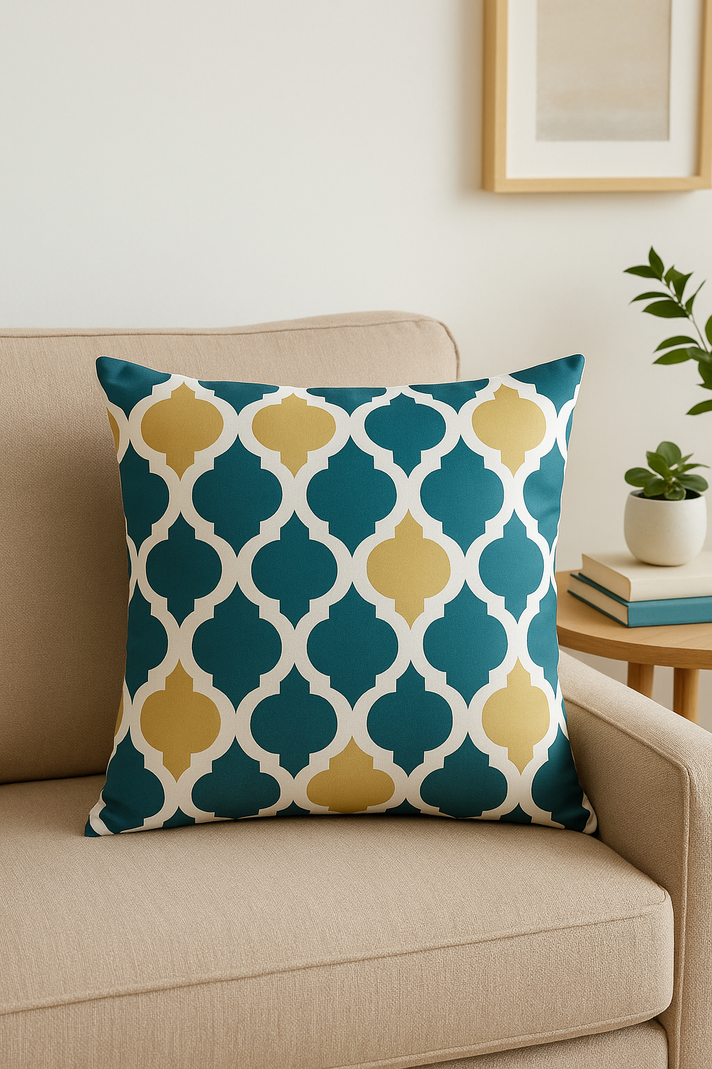 Waterproof throw pillow cover for garden chair - view 2