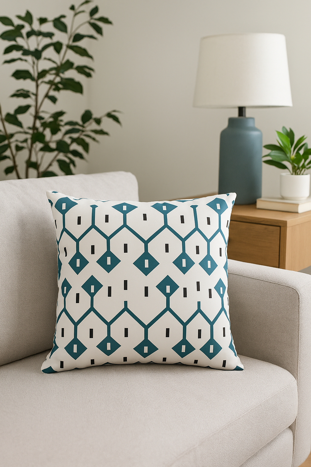 Waterproof throw pillow cover for decorative splash garden - view 2