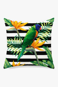Throw pillow cover printed tropical parrot pattern for sofa