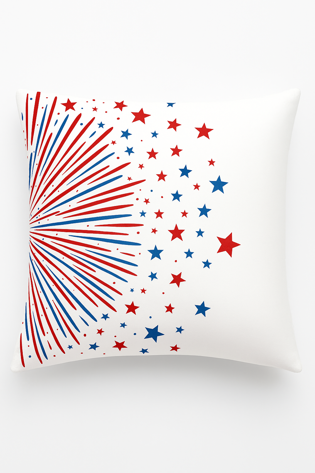 Throw pillow cover printed love usa for festive decoration
