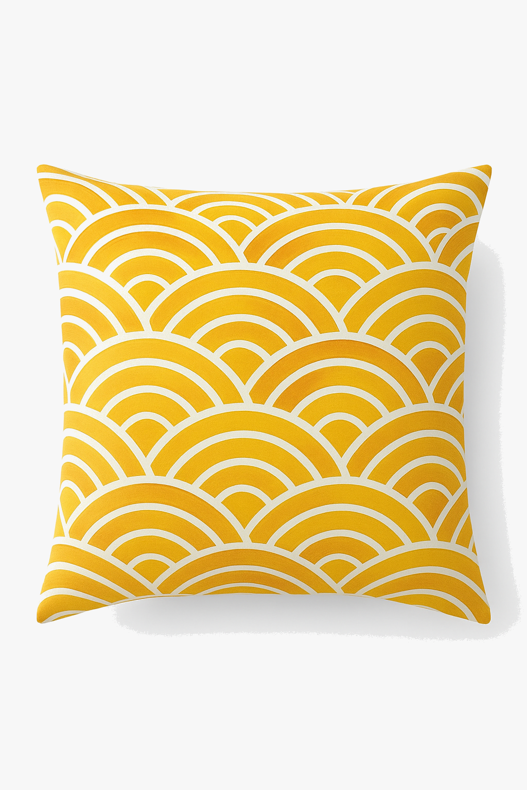 Chic Yellow Square Throw Pillow Cover for Interior Decoration