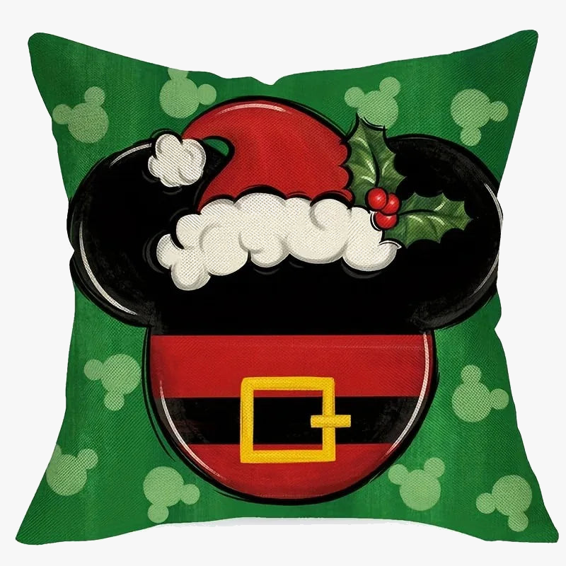 Mickey throw pillow cover and minnie for decorative Christmas