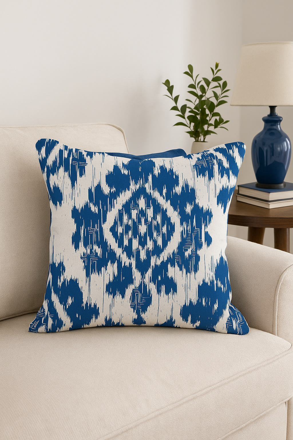 Modern geometrical throw pillow cover for living room - view 2