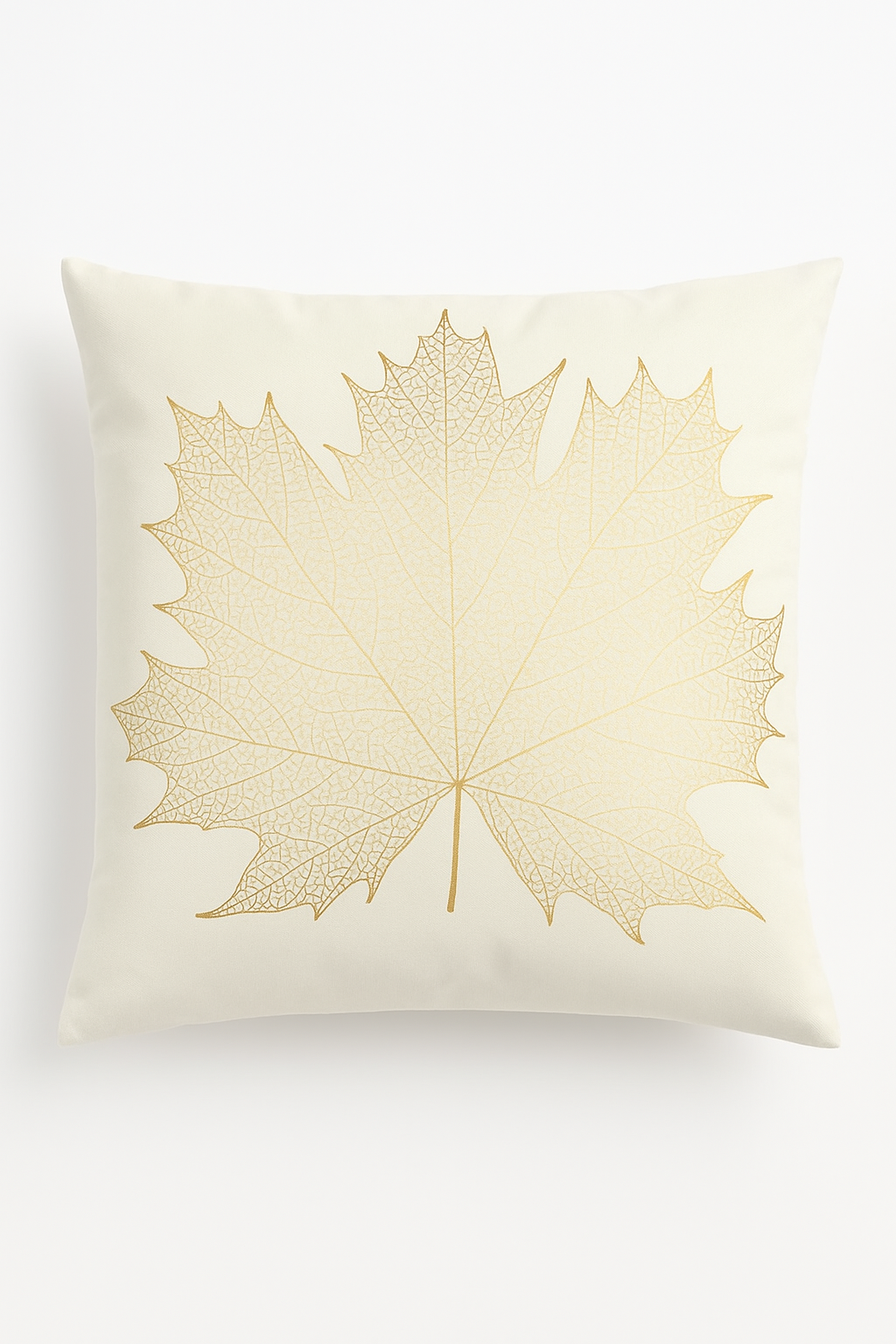 Balanced Modern Geometric Green Leaves Pillow Cover