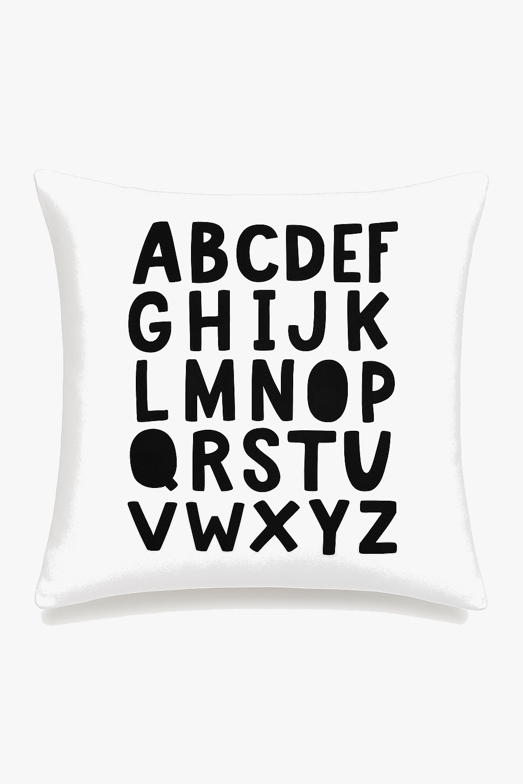 Chic Modern Black and White Geometric Throw Pillow Cover