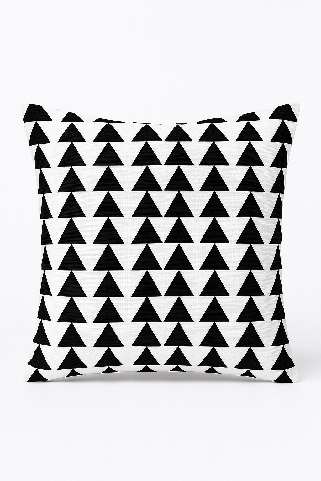 Graphic Modern Black and White Geometric Throw Pillow Cover