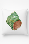 Throw Pillow Cover with Seashell Pattern, Coastal Style, Style Four