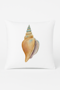Throw Pillow Cover with Seashell Pattern, Coastal Style, Style Three