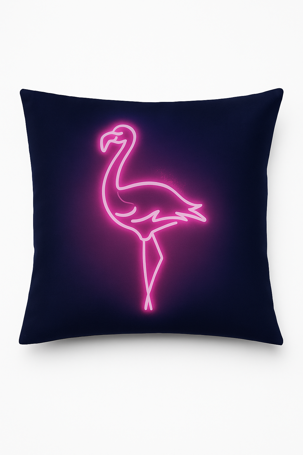 Throw pillow cover flaming pink pattern for elegant decoration