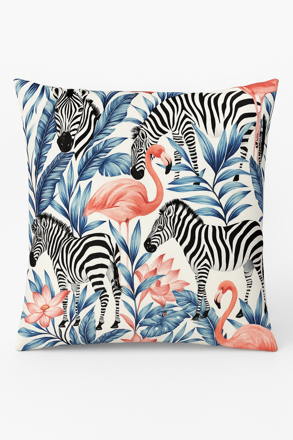 Throw pillow cover flaming pink pattern for a decorative touch