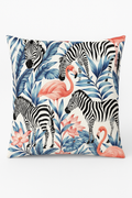 Throw pillow cover flaming pink pattern for a decorative touch