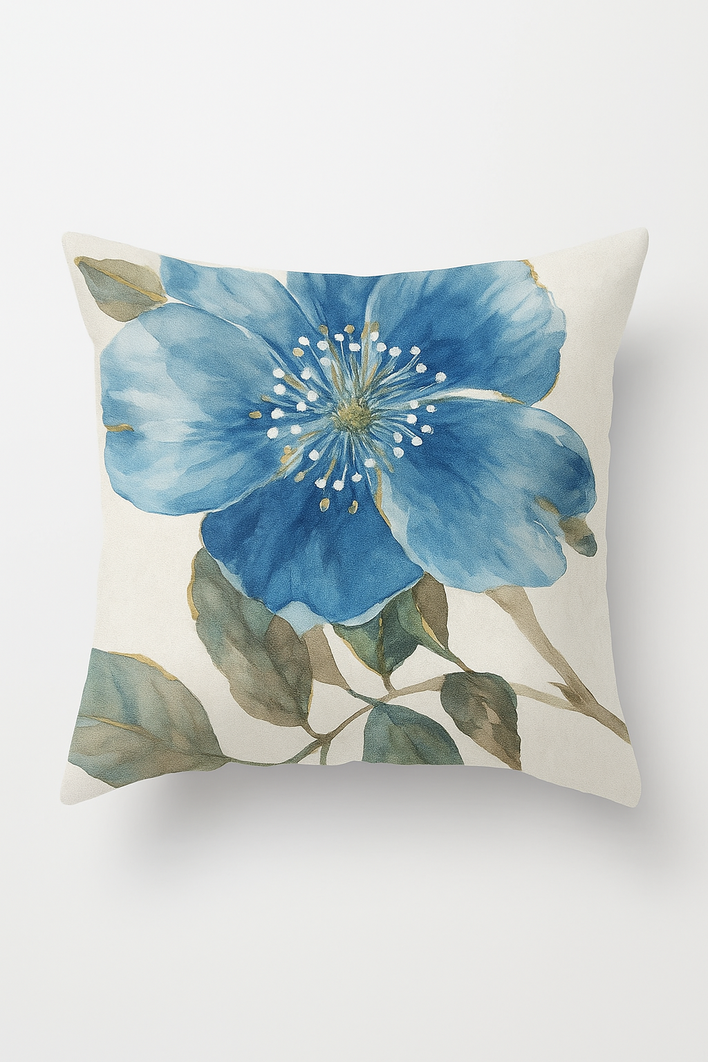 Ginkgo floral throw pillow cover for sofa and bedroom
