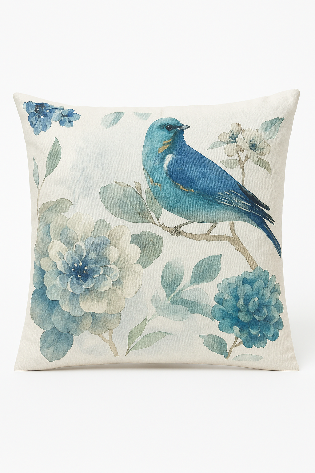 Ginkgo floral throw pillow cover for sofa and bed