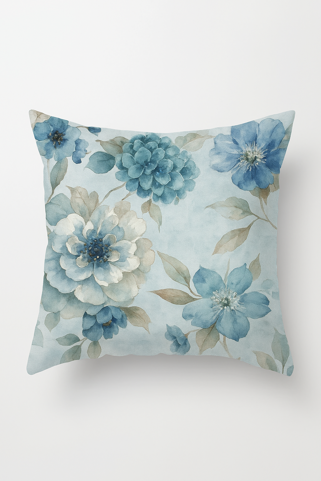 Poetic Ginkgo Floral Throw Pillow Cover for Interior Decoration
