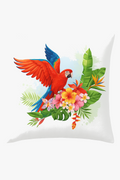 Throw pillow cover tropical parrot pattern for sofa
