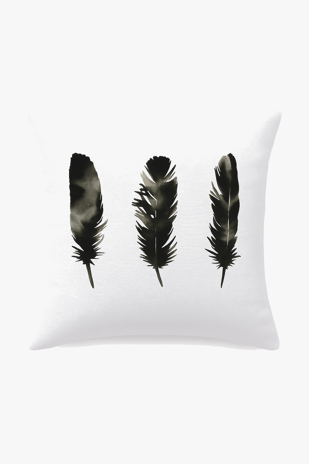 Black and white throw pillow cover modern geometric pattern