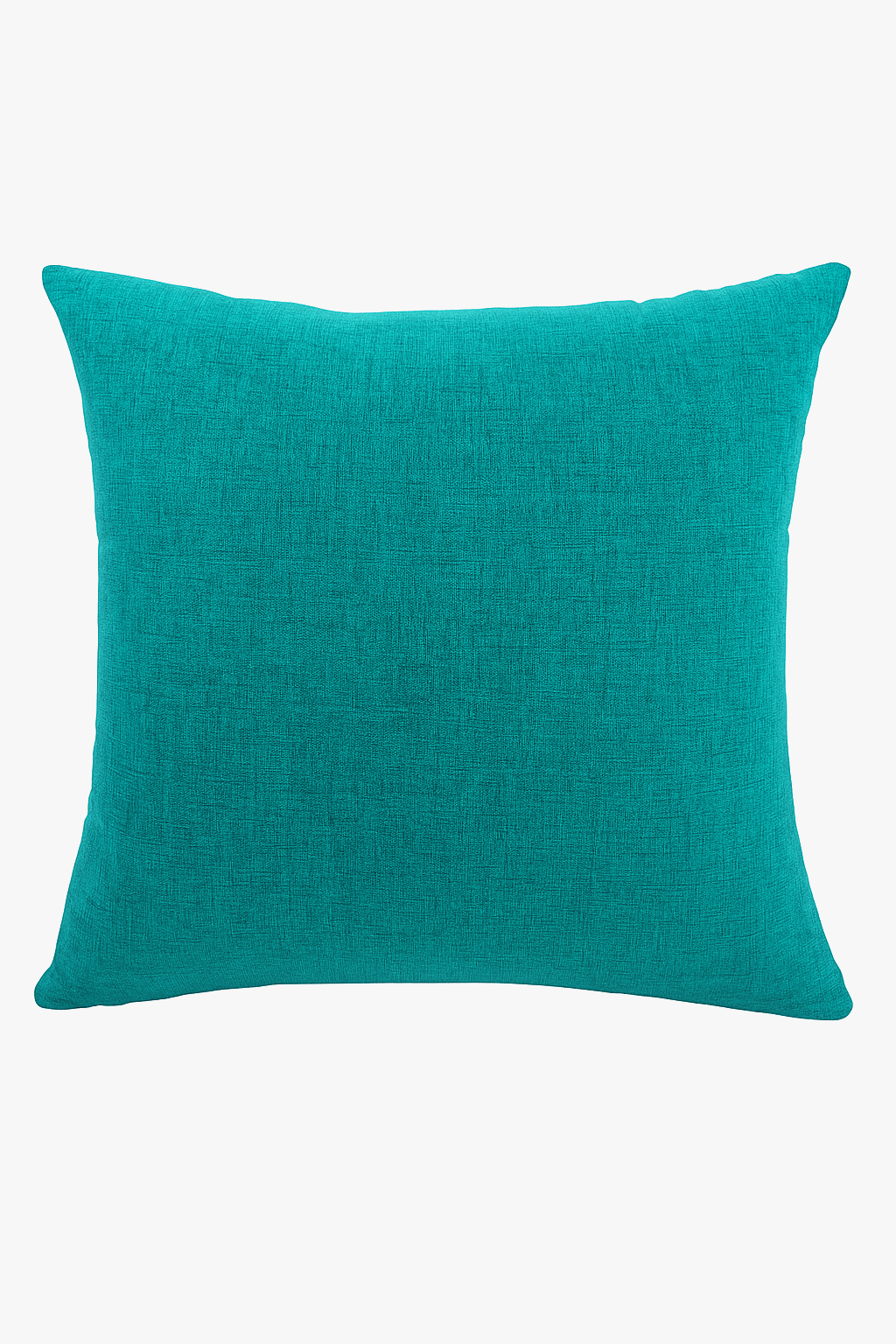 Custom throw pillow cover in thick, plain linen