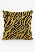 Custom throw pillow cover in plush leopard pattern 35 to 60 cm