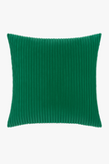 Striped Ribbed Velvet Throw Pillow Cover, 65x65 or 70x70 cm, Style Two