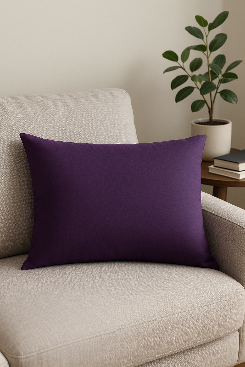 Striped throw pillow cover in cotton sieve 48x74 50x70 50x152 cm - view 2
