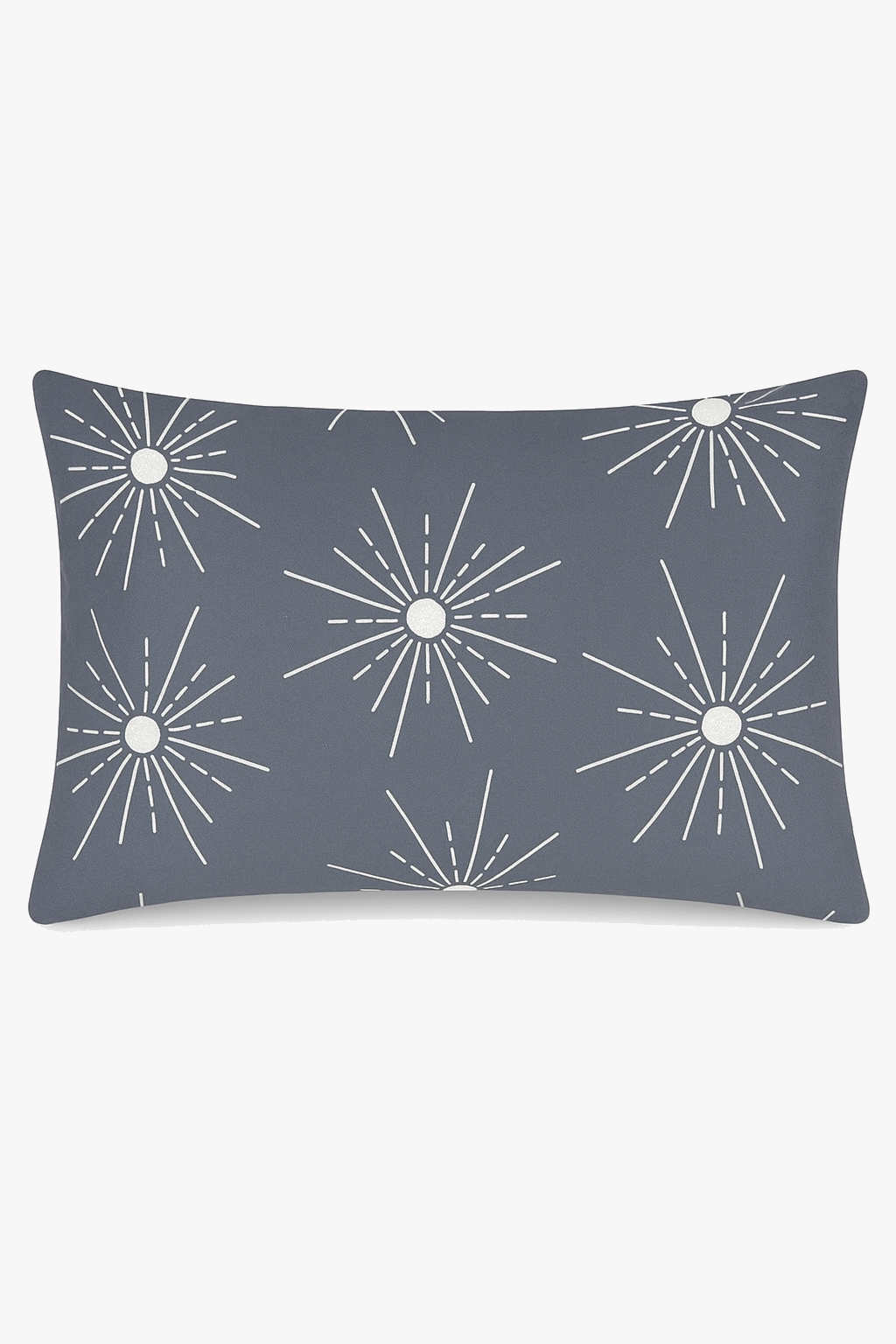 Padded rectangle throw pillow cover in polyester pattern mandala 30 x 50 cm