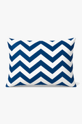 Throw pillow cover rectangle polyester blue marine animals 30 x 50 cm