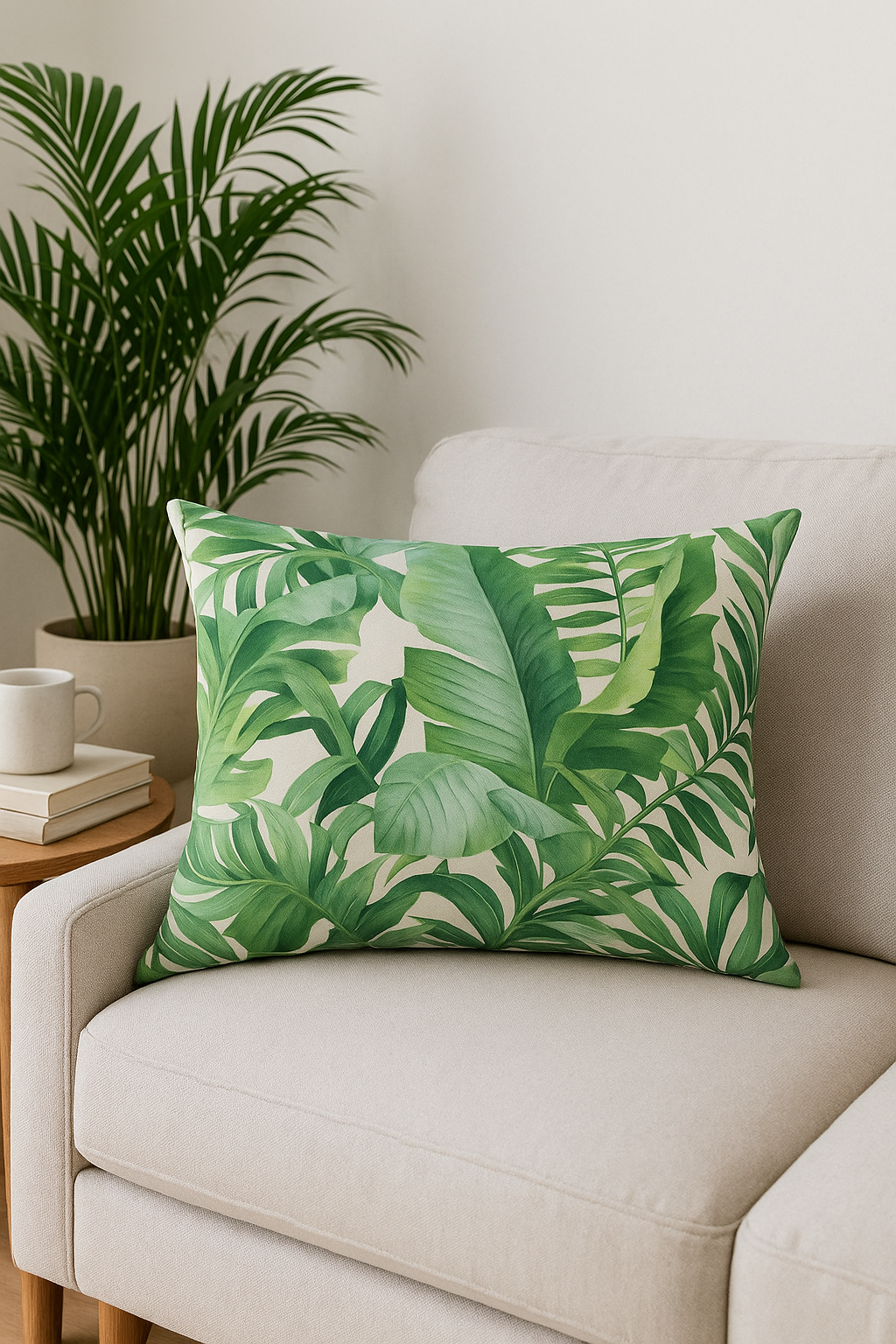 Eclectic Tropical Flowers Throw Pillow Cover, 30x50 cm - view 2