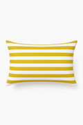 Rectangular Throw Pillow Cover with Nordic Stripe Shapes, 30x50 cm