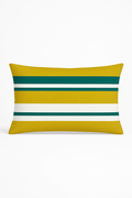 Rectangular Throw Pillow Cover with Nordic Striped Pattern, 30x50 cm