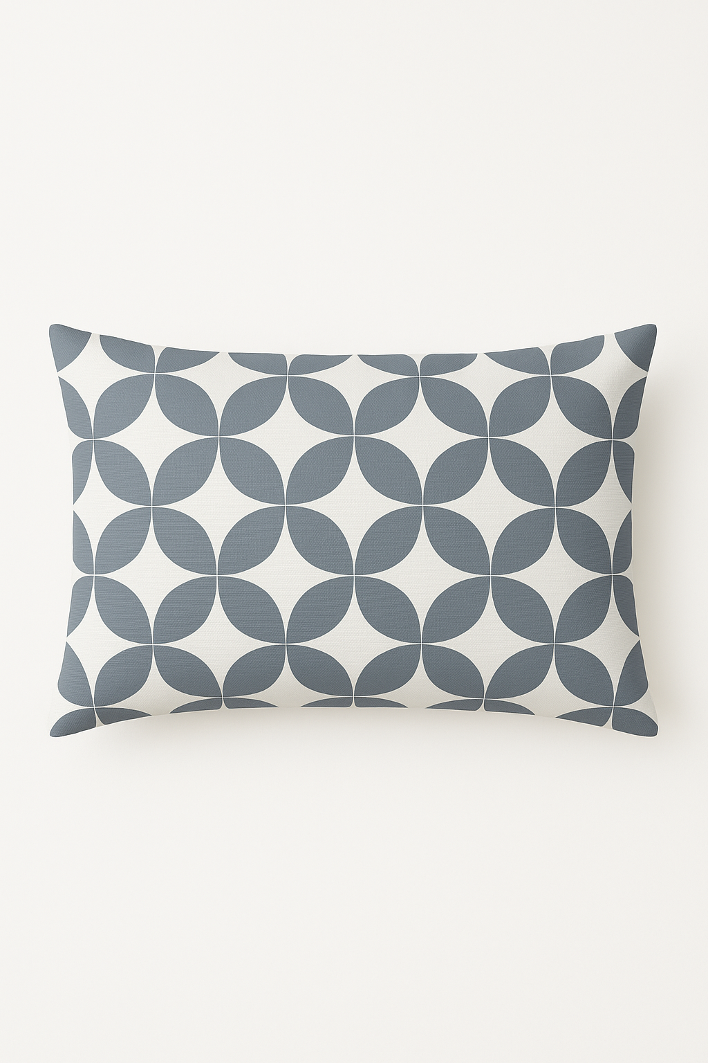 Rectangular Throw Pillow Cover with Colorful Geometric Print, 30x50 cm