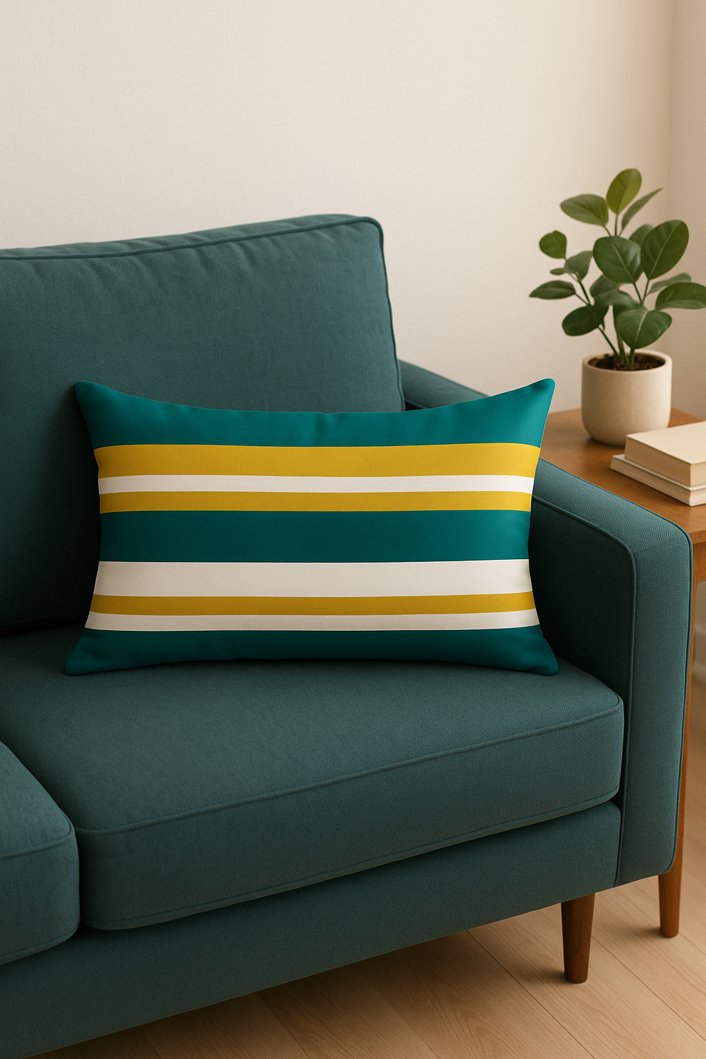 Rectangular Throw Pillow Cover, Colorful Geometric Pattern, 30x50 cm - view 2