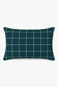Rainbow rectangular throw pillow cover and vegetal pattern