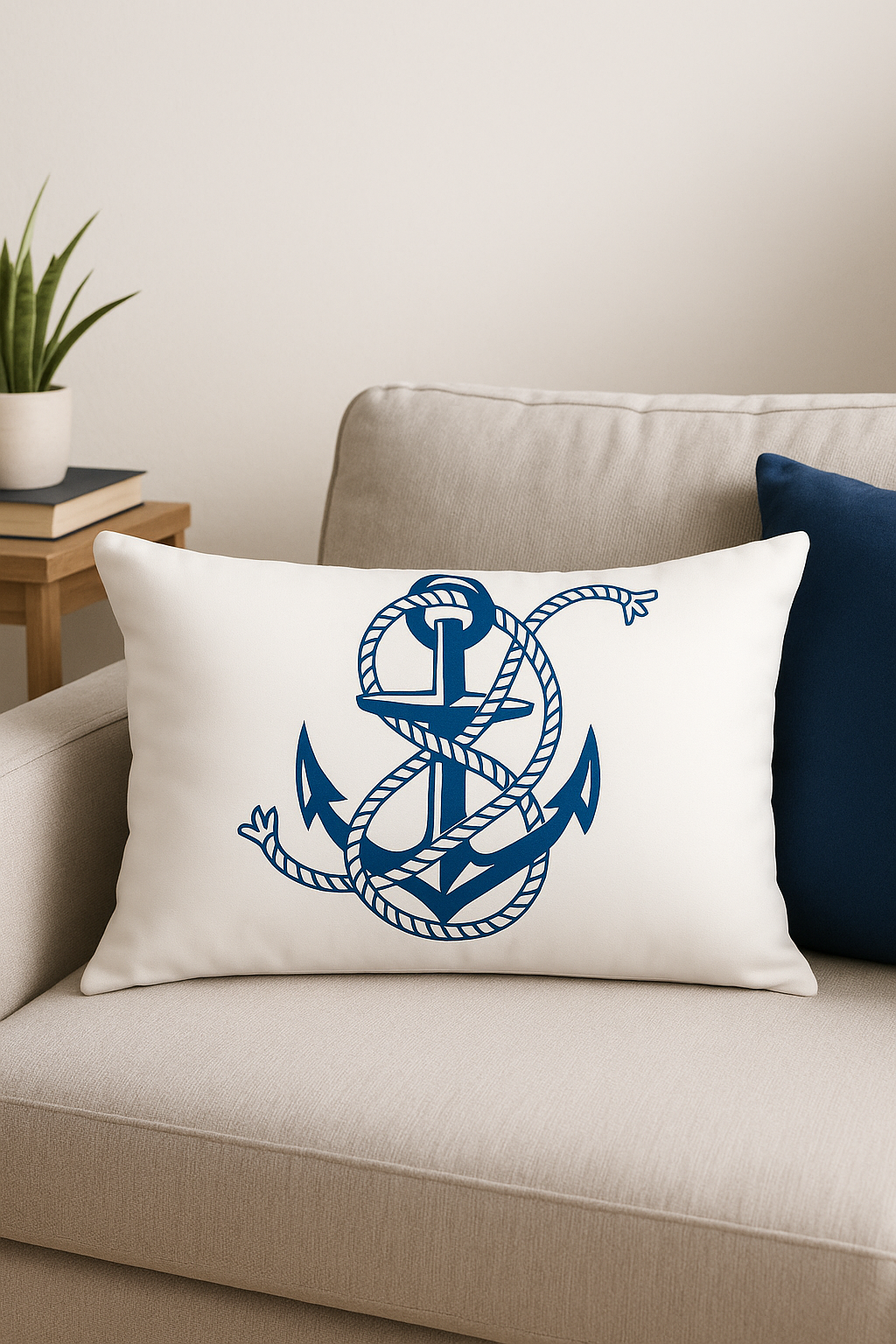 Eclectic Blue Marine Animal Throw Pillow Cover, 30 X 50 cm - view 2