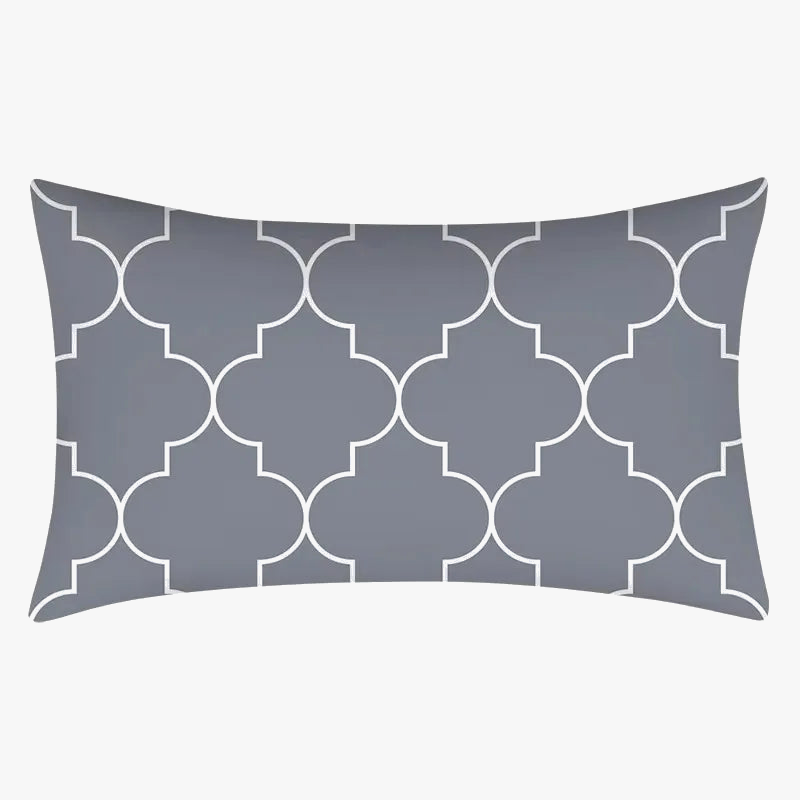 Rectangular throw pillow cover in polyester elegant mandala pattern 30x50 cm