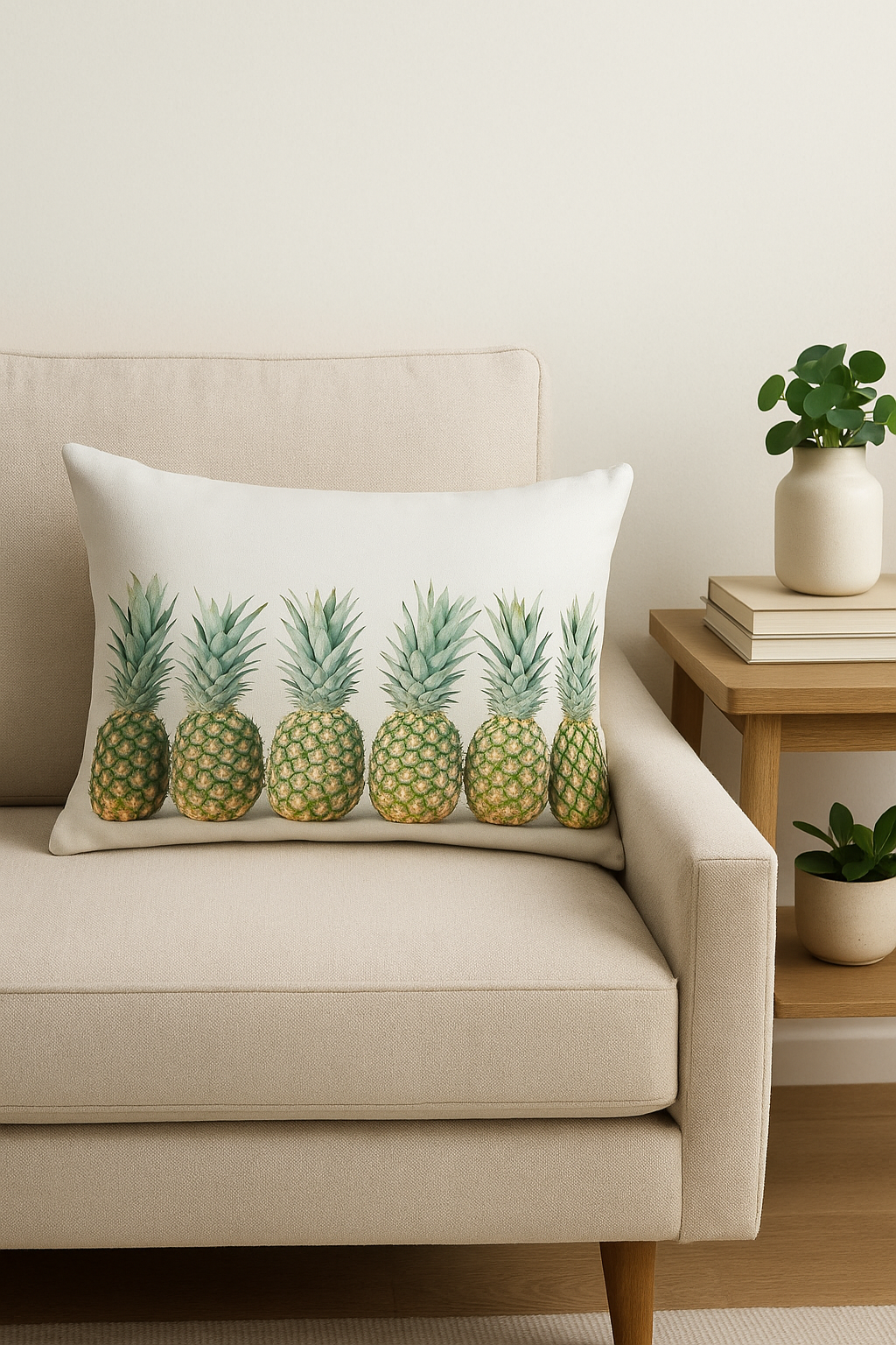 Rectangular throw pillow cover tropical flowers 30x50 cm decorative - view 2