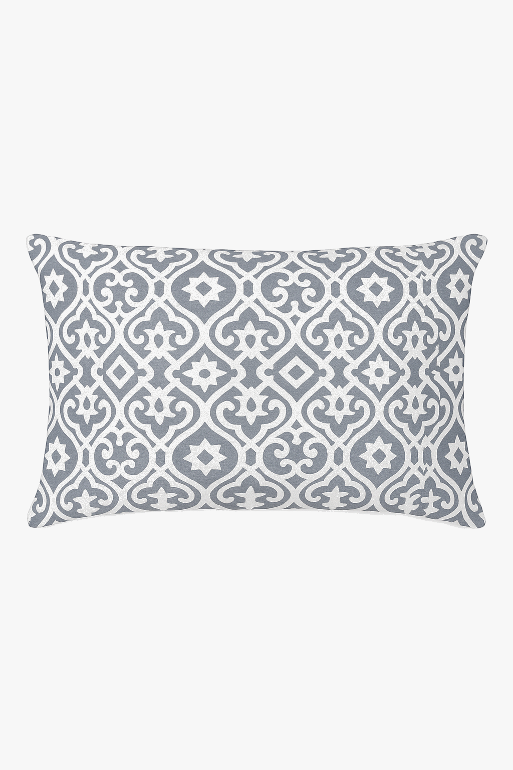 Rectangular Grey Geometric Patchwork Cushion Cover, Style Four