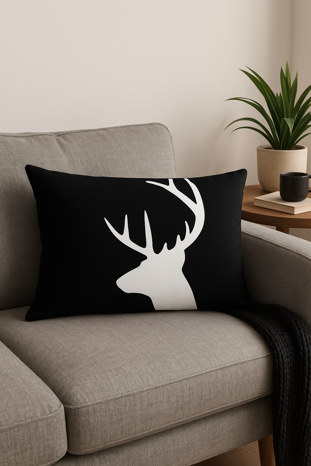 Minimalist Rectangular Geometric Throw Pillow Cover 30 X 50 cm - view 2