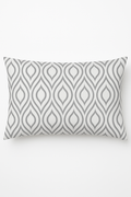 Rectangular Grey Geometric Patchwork Cushion Cover, Style Three