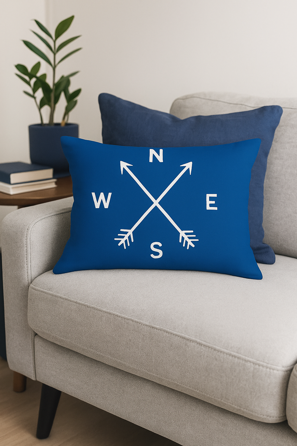 Ocean-Inspired Blue Marine Animal Throw Pillow Cover 30x50cm - view 2