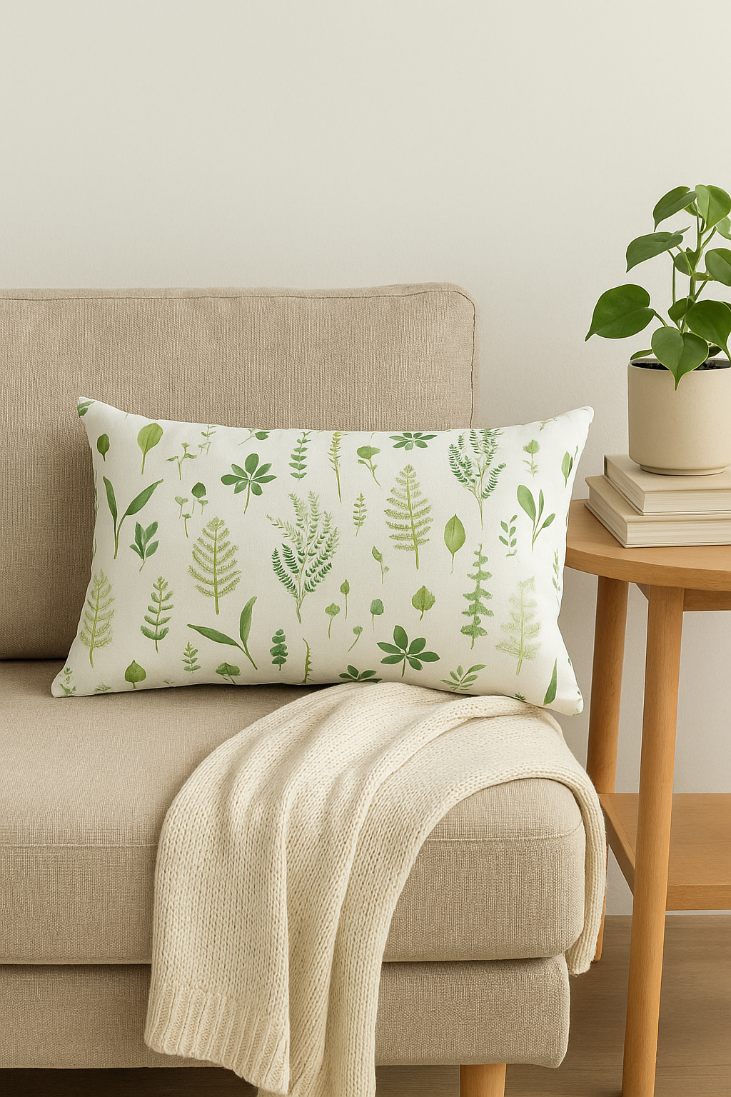 Warm Tropical Flower Throw Pillow Cover 30x50cm - view 2