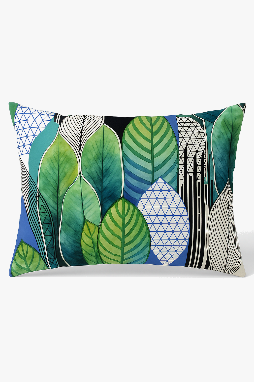 Tropical Flower Throw Pillow Cover, 30x50 cm, Style Two