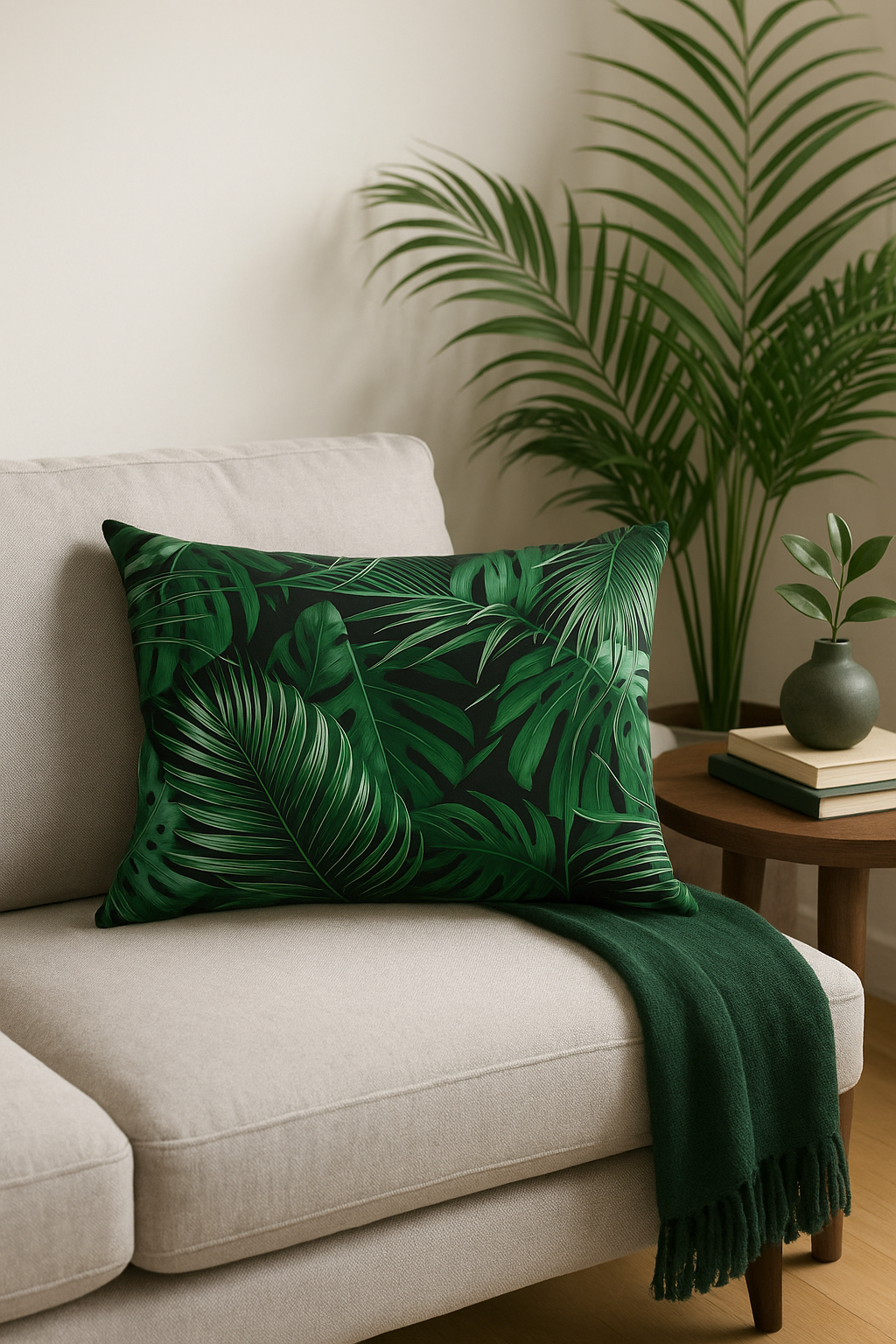 Tropical Flower Throw Pillow Cover, 30x50 cm, Style Three - view 2