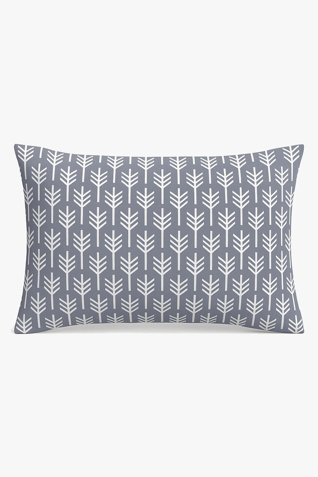 Subtle Grey Geometric Patchwork Throw Pillow Cover