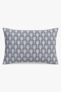 Subtle Grey Geometric Patchwork Throw Pillow Cover