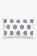 Discreet Grey Geometric Patchwork Throw Pillow Cover