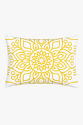 Rectangular Mandala Throw Pillow Cover for Sofa or Bench