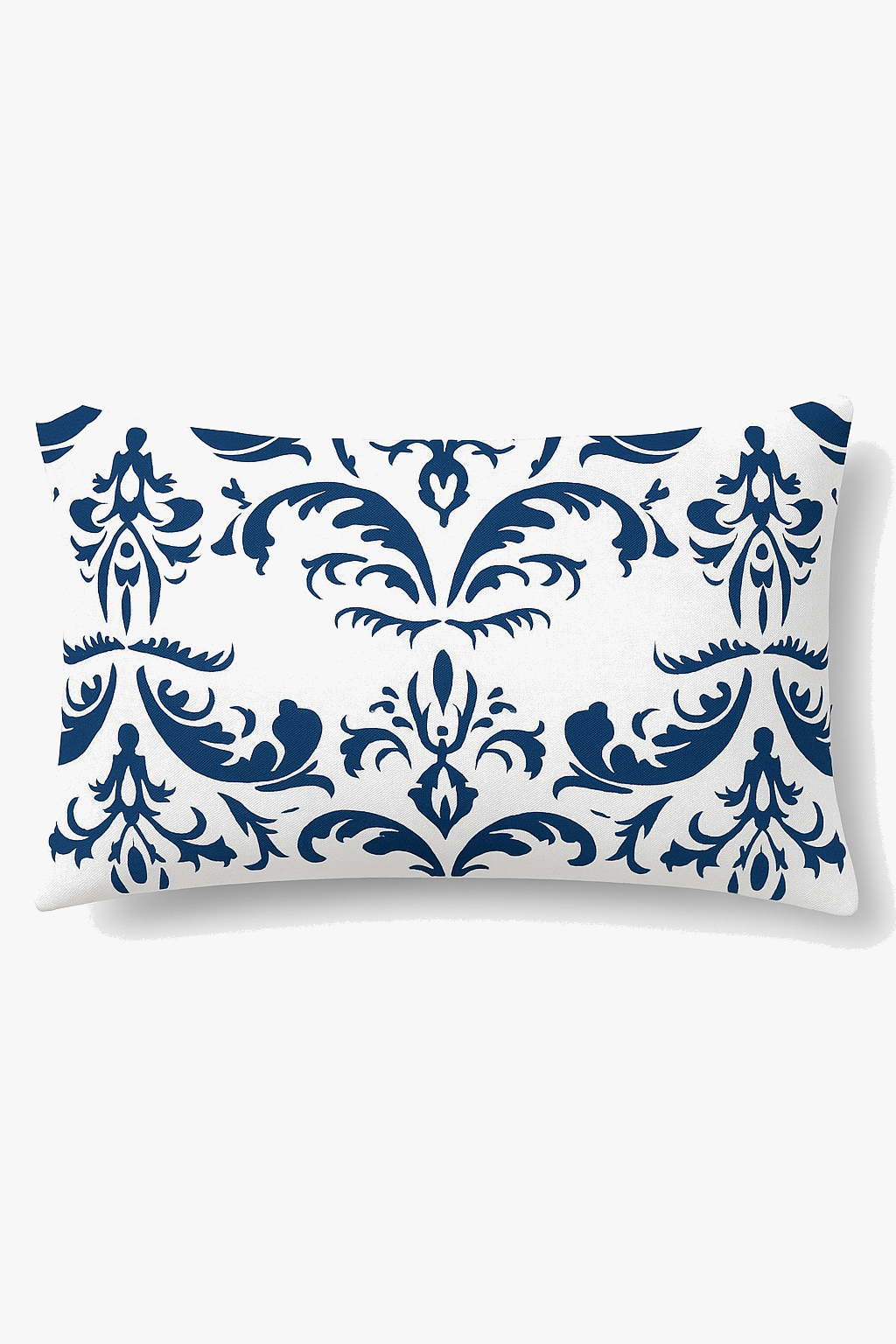 Rectangular Throw Pillow Cover, Geometric Mandala Pattern, 30x50 cm
